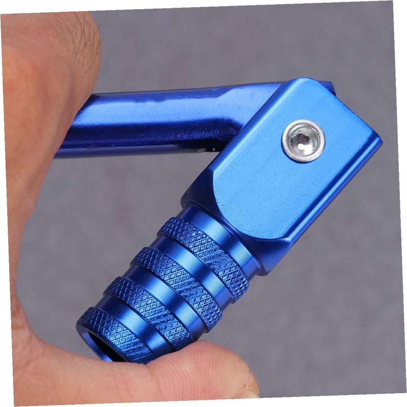Blue Motorcycle CNC Folding Gear Lever Sturdy Lightweight Shift For ATV - Image 3