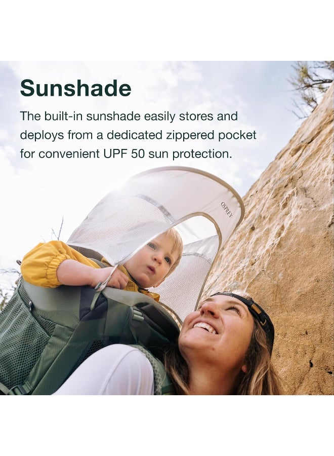 Osprey Poco Premium Child Carrier Backpack, Koseret Green - Image 4