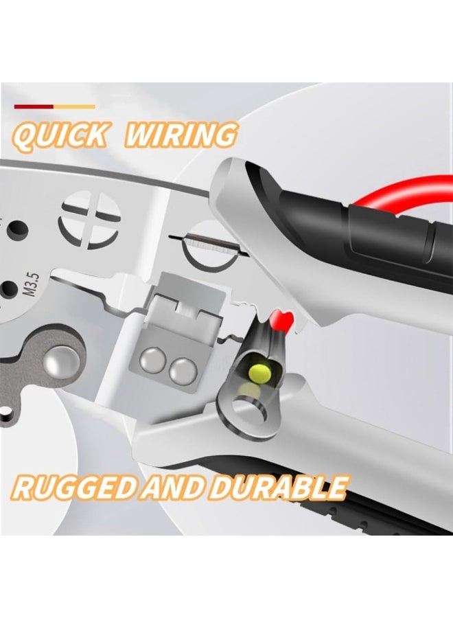 جيه زد اس كماشة متعددة الوظائف لتجريد الأسلاك وتجعيد الكابلات من JZS، كماشة/قاطعة لموصلات B وIDC، أطراف (205 مم) - Image 5