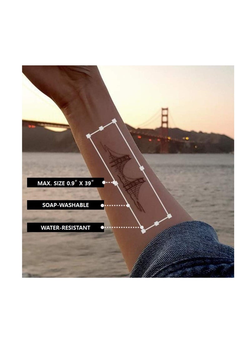 Prinker - Prinker S Temporary Tattoo Device Package for Your Instant Custom Temporary Tattoos with Premium Cosmetic Black Ink - Compatible with iOS and Android Devices. - Image 1