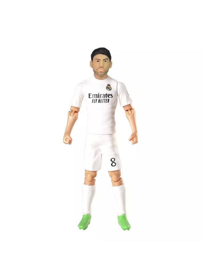 Sockers Banbo Toys SOCKERS Real Madrid CF Federico Valverde 8" Collectible Soccer Action Figure - Image 1