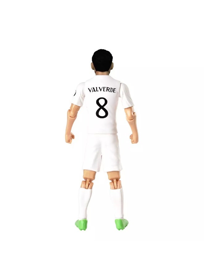 Sockers Banbo Toys SOCKERS Real Madrid CF Federico Valverde 8" Collectible Soccer Action Figure - Image 4