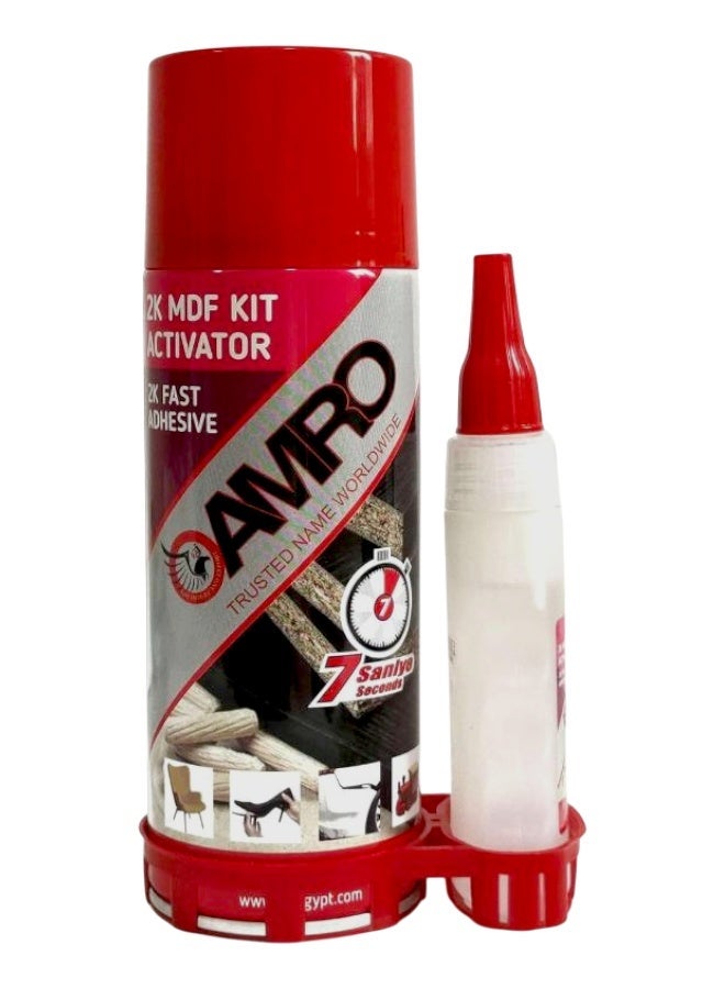 AMRO 2K Fast Adhesive for Wood & MDF - Mighty Bonding Power in 10 Seconds - Image 1