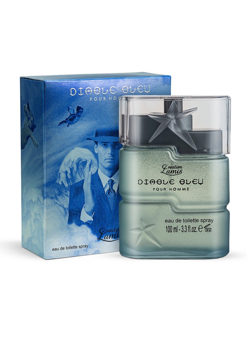 Creation Lamis Diable Bleu Eau de Toilette For Men 100ml and Creation Lamis Deluxe Illustrious Eau de Toilette For Men 100ml (Combo Pack) - Image 2