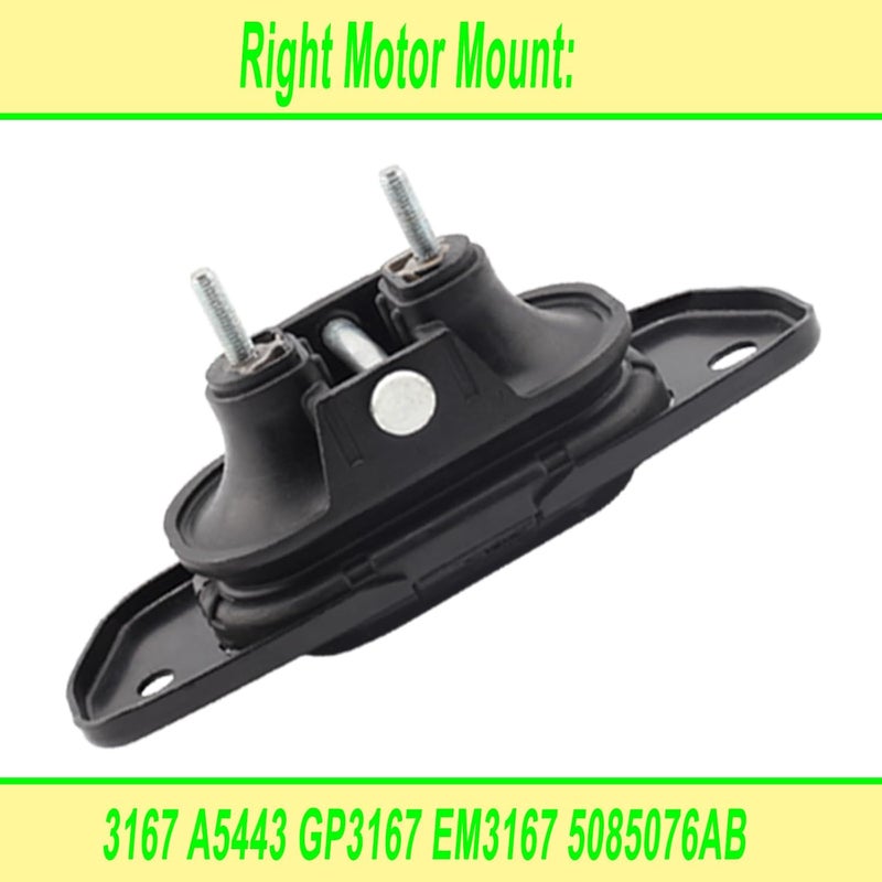 SHICHU Engine Motor Mount Set for Dodge and Chrysler - Image 4