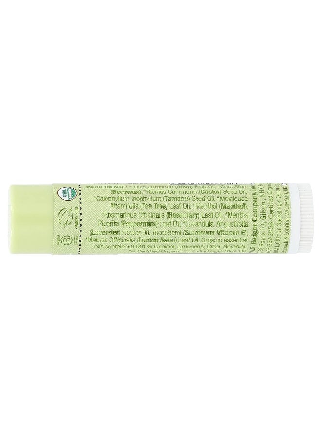 Badger, Herbal Lip Balm, Tea Tree, 0.15 oz (4.2 g) - Image 2