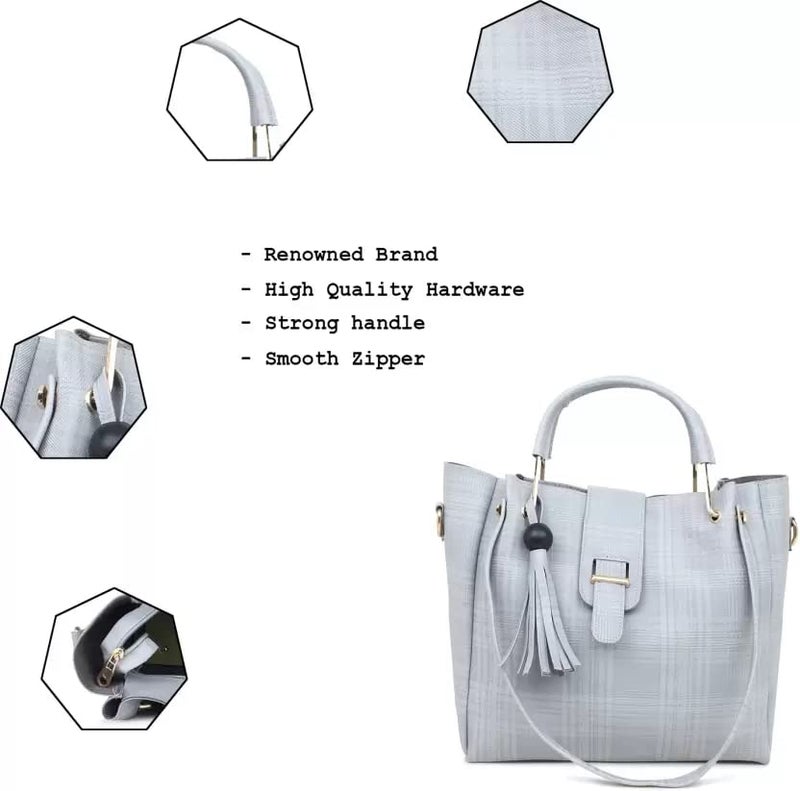 DANIEL CLARK Womens Handbag , Grey - Image 4
