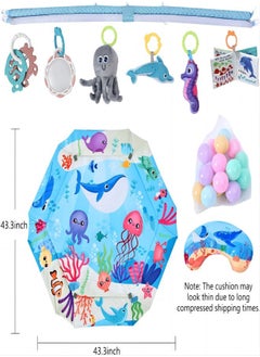 iMissiu Baby Gym and Infant Play mat,Play Mat & Play Gym, Combination Baby Activity Gym for Sensory Exploration and Motor Skill Development from Baby to Toddler  - Image 5