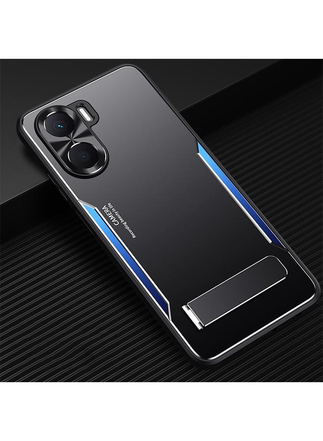 زبون جراب لهاتف Honor Play 40 Plus Blade Series TPU + جراب هاتف من سبائك التيتانيوم مع حامل - Image 1