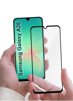 DUSALA 3Packs Samsung Galaxy A26 Screen Protector – Full Coverage 9H Tempered Glass | HD Clarity | Anti-Fingerprint | Edge-to-Edge Fit  - Image 3