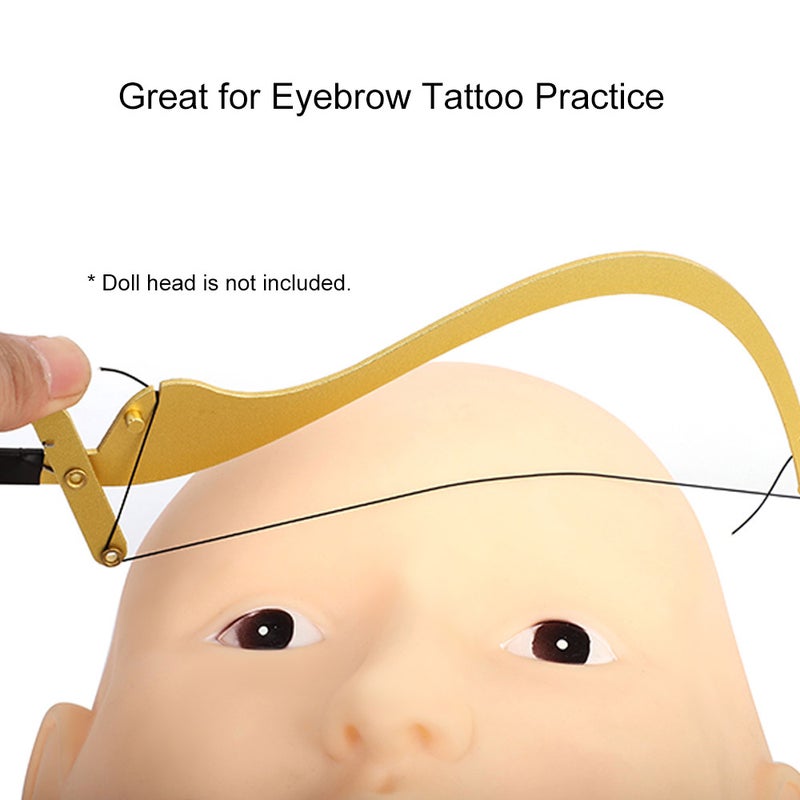 Eyebrow Makeup Tool Kit Line Mark Ruler Eyebrow Positioning Tool Tattoo Eyebrow Semi-permanent Tattoo Ruler - Image 3
