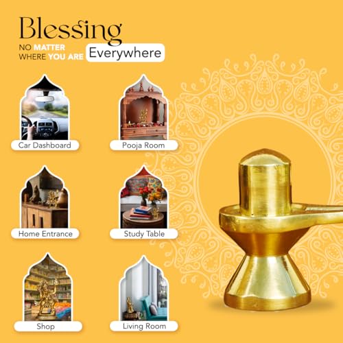 Ekhasa 100% Pure Brass Shivling for Home Puja (Size: 4.5 cm) | Siva Linga for Pooja | Shiva Lingam for Office | Shiv Linga for Gift | Shiva Linga | Ideal Gift for All Occasions - Image 5