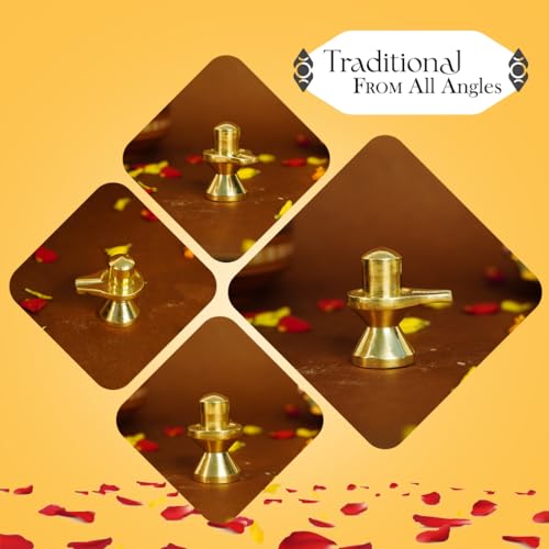 Ekhasa 100% Pure Brass Shivling for Home Puja (Size: 4.5 cm) | Siva Linga for Pooja | Shiva Lingam for Office | Shiv Linga for Gift | Shiva Linga | Ideal Gift for All Occasions - Image 4