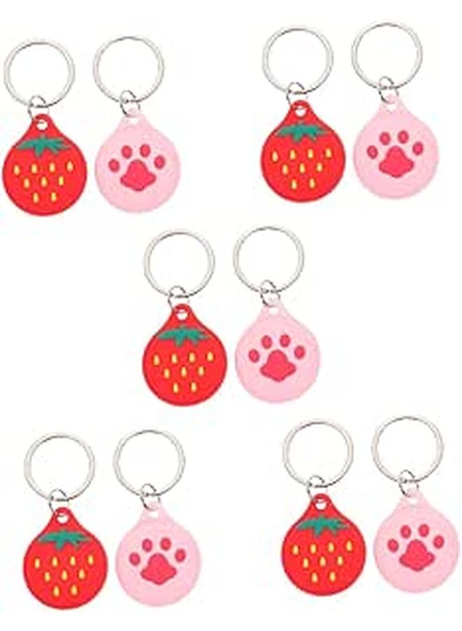 10 Pack Protective Sleeve Case For Keys Bags Pet Collars Scratch Resistant Design - Image 1