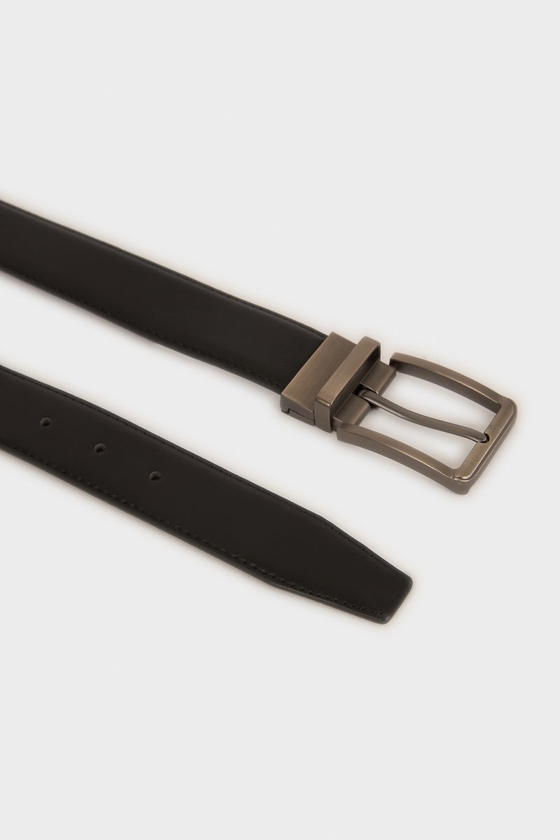 DeFacto Multicolour Man Man Rectangle Clasp Faux Leather Casual - Image 3