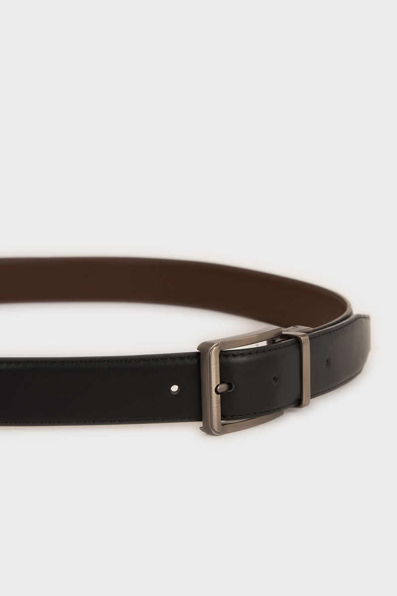 DeFacto Multicolour Man Man Rectangle Clasp Faux Leather Casual - Image 2