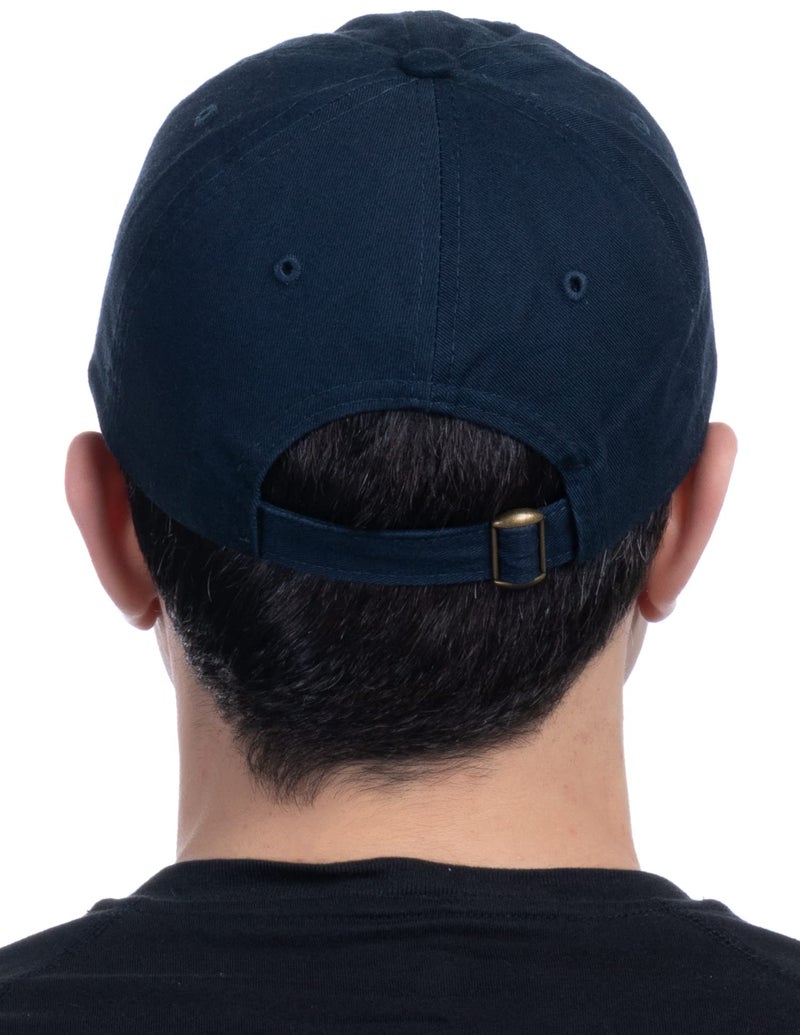 Ann Arbor T-shirt Co. UK Flag Hat - United Kingdom Great Britain Pride, British Low Profile Baseball Dad Hat for Men & Women - (Navy Blue) - Image 4