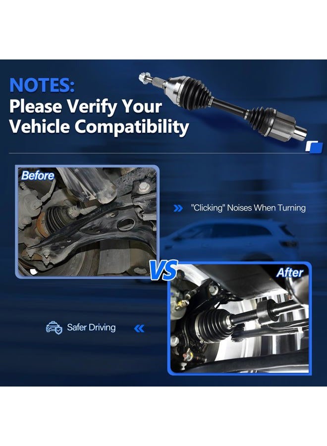 Maxfavor CV Axle Front Compatible with Ram 1500 2012 2013 2014 2015 2016 2017 2018 2019 2020 1500 Classic, Left or Right Universal 4WD (Driver & Passenger Side) CV Joints Shaft Asssembly - Image 4