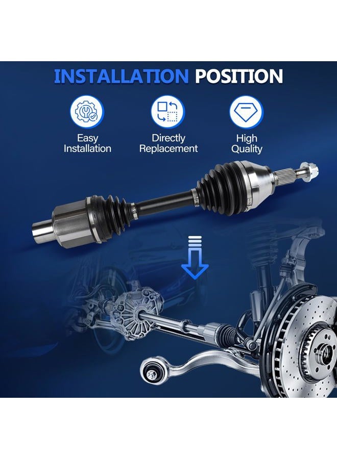 Maxfavor CV Axle Front Compatible with Ram 1500 2012 2013 2014 2015 2016 2017 2018 2019 2020 1500 Classic, Left or Right Universal 4WD (Driver & Passenger Side) CV Joints Shaft Asssembly - Image 3
