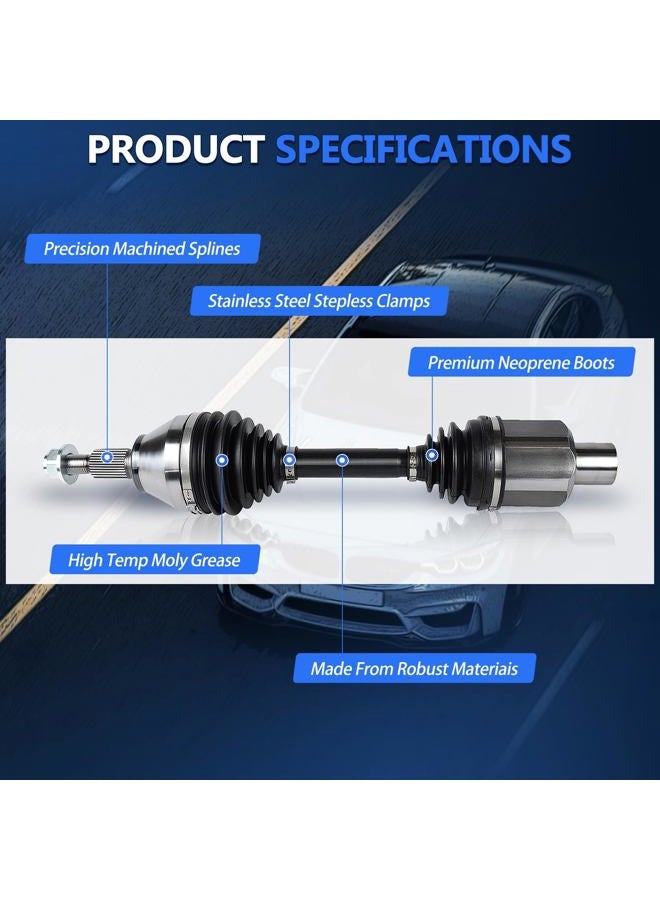 Maxfavor CV Axle Front Compatible with Ram 1500 2012 2013 2014 2015 2016 2017 2018 2019 2020 1500 Classic, Left or Right Universal 4WD (Driver & Passenger Side) CV Joints Shaft Asssembly - Image 5