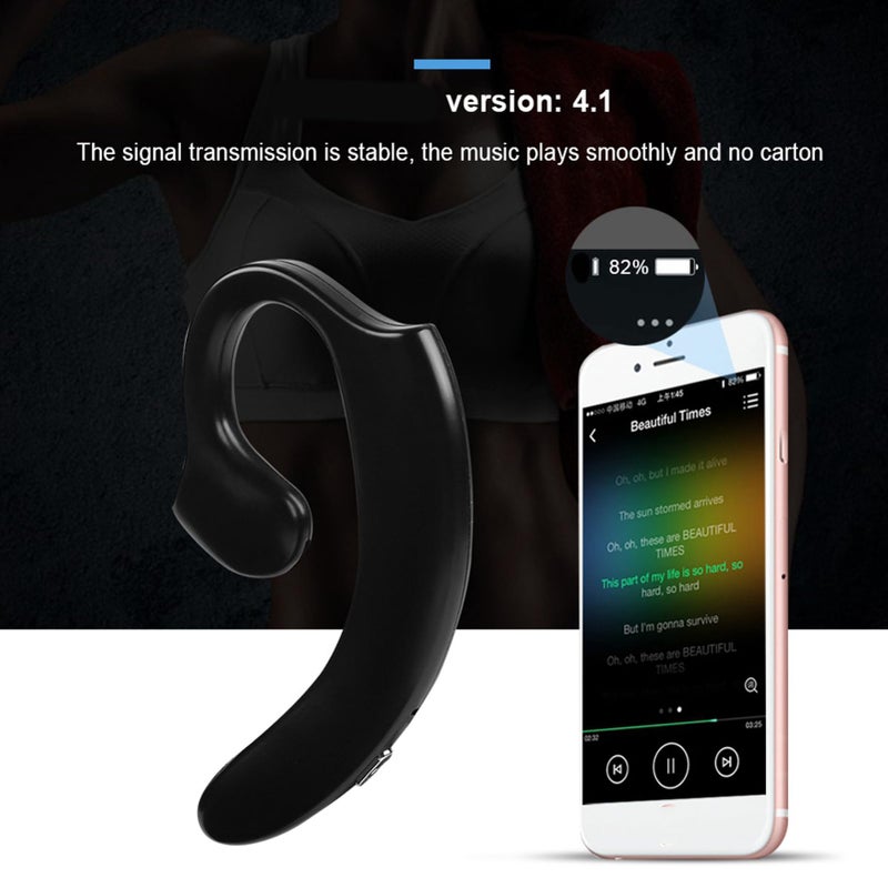 ZERONE Bone Conduction Headphones, Bluetooth 5.2 Open-Ear Headphones with 9H Call Time IPX6 Waterproof, Ultra-Light 6.9g Ergonomic Ear Hook for Sports Running Cycling and Work - Image 3