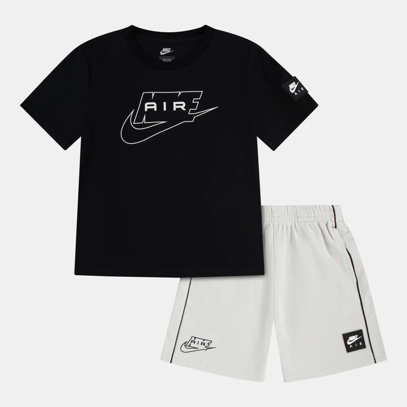 Nike Kids' Air Fleece T-Shirt and Shorts Set