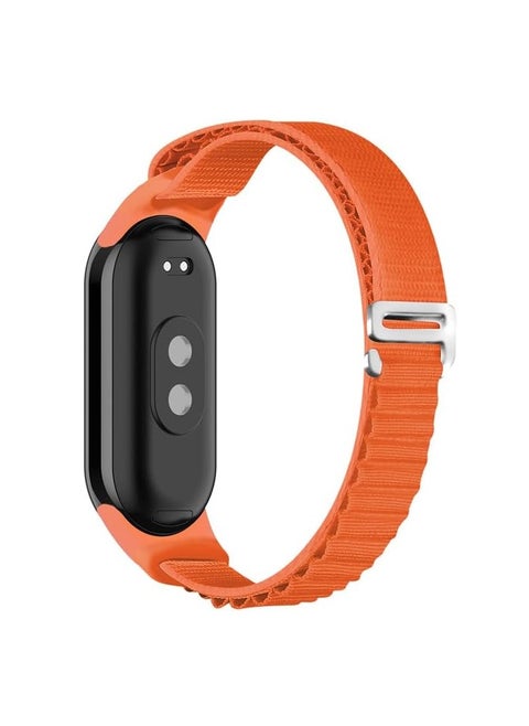 Compatible with Xiaomi Mi Band 9/ Mi Band 8 strap, Braided Solo Loop for Nylon Elastic Adjustable Replacement Wristband Compatible with Xiaomi Smart Band 9/ Smart Band 8