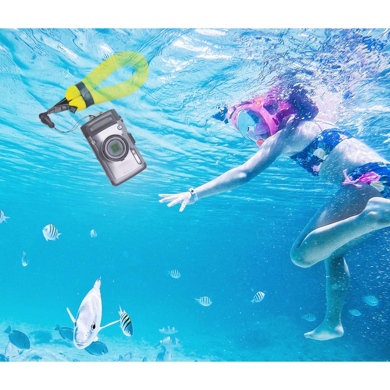 JJC Waterproof Camera Floating Wrist Strap for Olympus Tough TG-7 TG-6 TG-5 TG-4 TG-3 Fujifilm FinePix XP140 XP130 XP120 Nikon Coolpix W300 W150 Gopro Hero 9 8-Yellow - Image 5