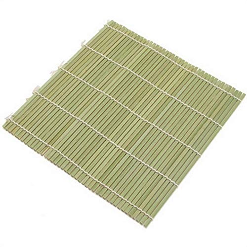 Definite Natural Bamboo EcoFriendly Sushi Rolling Mat Bamboo Sushi DIY Maker Mat Kitchen Food Cooking Tool Gadget Cozinha Pack of 1 - Image 1