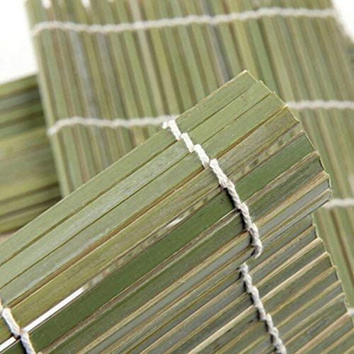 Definite Natural Bamboo EcoFriendly Sushi Rolling Mat Bamboo Sushi DIY Maker Mat Kitchen Food Cooking Tool Gadget Cozinha Pack of 1 - Image 2
