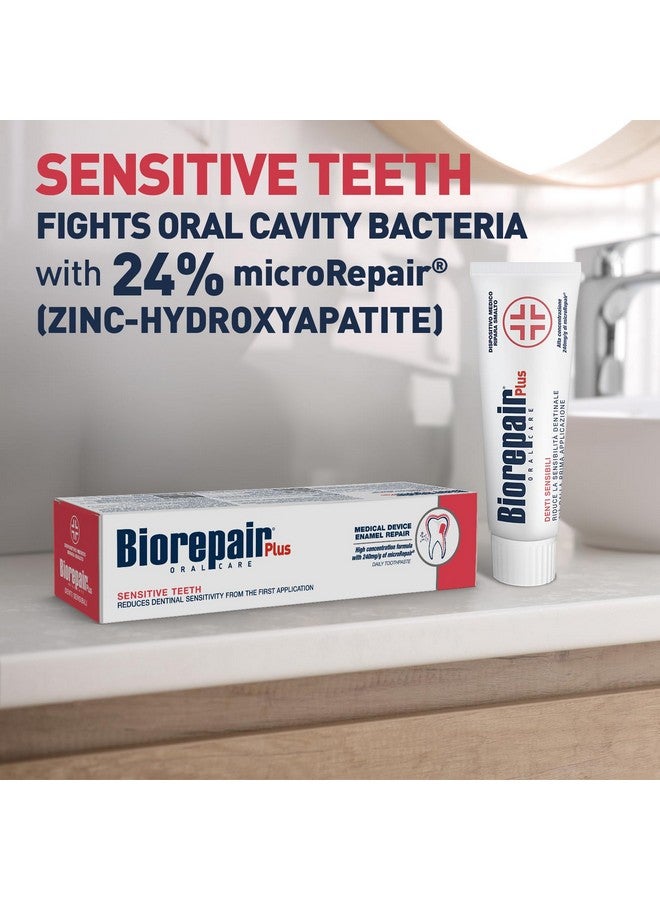 Biorepair Sensitive Teeth Daily Toothpaste - 2.54 Fluid Ounces (75Ml) Tubes (Pack Of 2) [ Italian Import ]  - Image 2