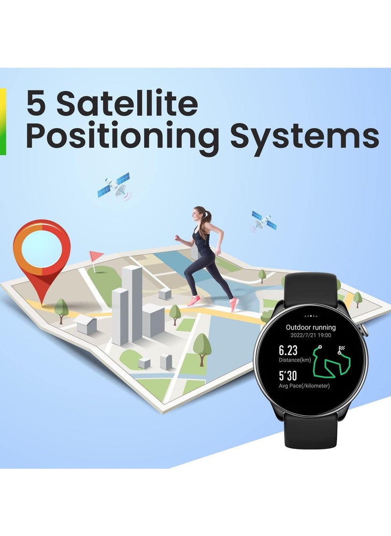 Amazfit GTR Mini Smart Watch 128inch AMOLED Display Sport Watch GPS 5 Satellite Positioning System 120 Sport Modes Smart Recognition Fitness Watch 5ATM Water Resistance Latest version (Pink)  - Image 3