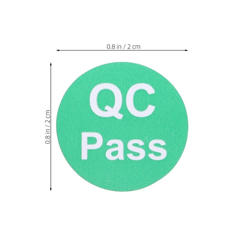 20Mm Round Self Adhesive Quality Assurance Labels 1000Pcs Industrial Packaging Shipping - Image 3