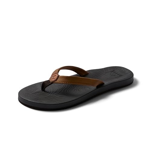 Reef Zen Love Womens Flip Flop, Soft Cushion Footbed, Brown/Tobacco, 8 - Image 1