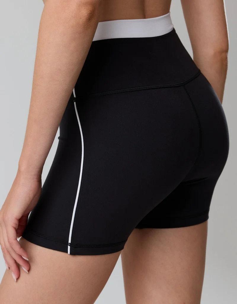 Aerie  OFFLINE By Aerie The Hugger High Waisted 5" Colorblock Bike Short for Women | Best Price UAE