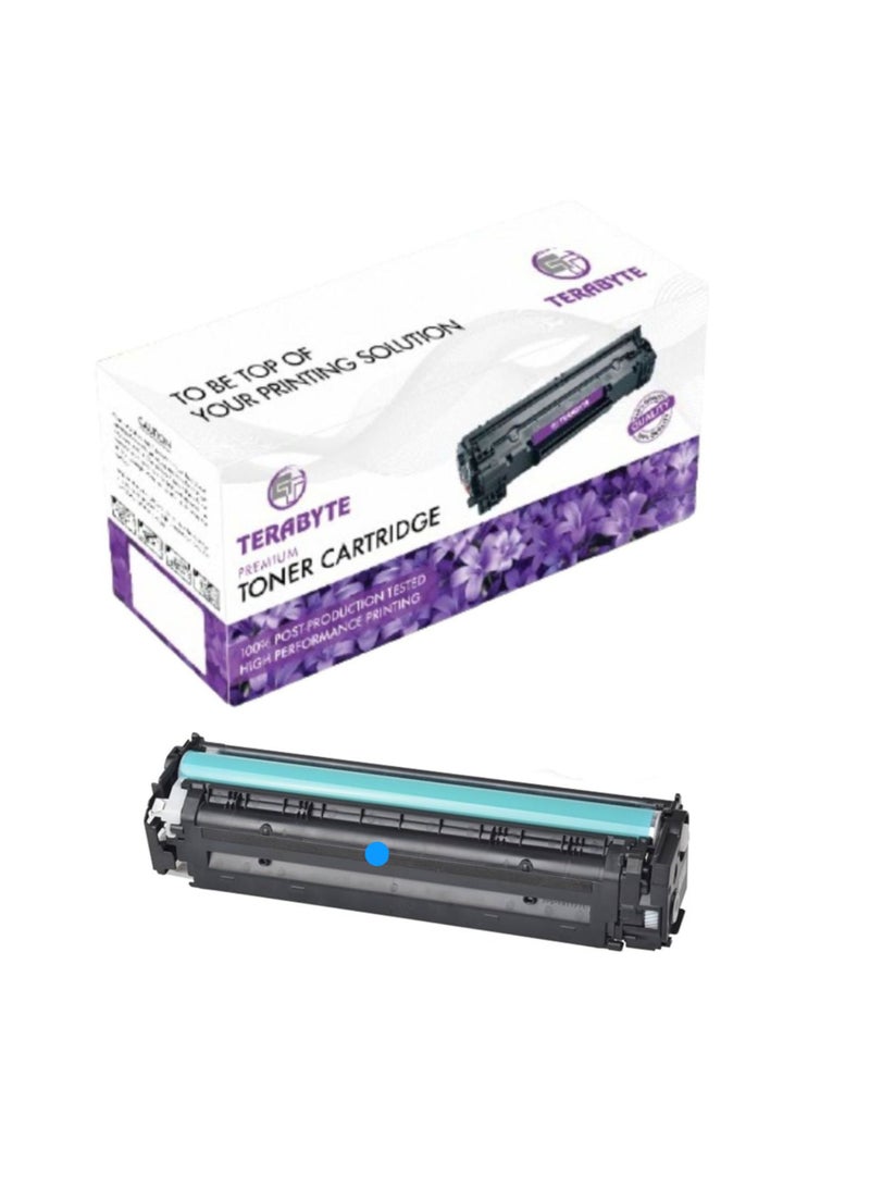 Terabyte 203A Compatible Toner Cartridge for HP Color Laserjet Pro MFP M281FDW M281FDN Pro M254 M254DW Printers (Cyan) - Image 1