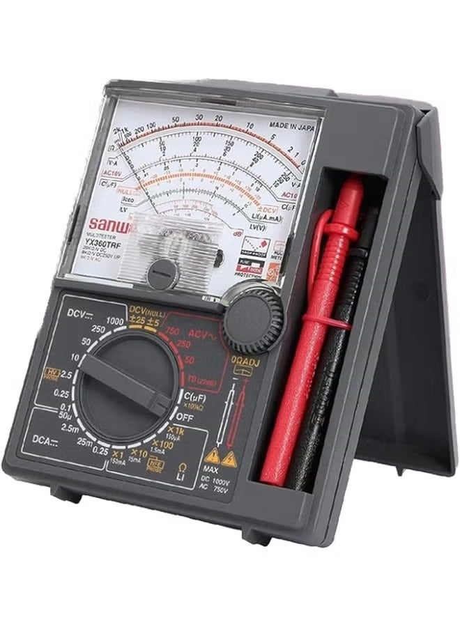 Sanwa YX360TRF Analog Multimeter Original Made in Japan | Battery Powered Electrical Tester for Voltage Current Resistance Continuity Testing - Image 1