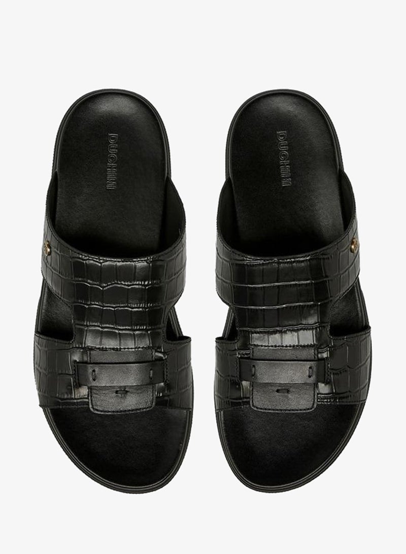 DUCHINI Men Leather Comfort Sandals - Image 2