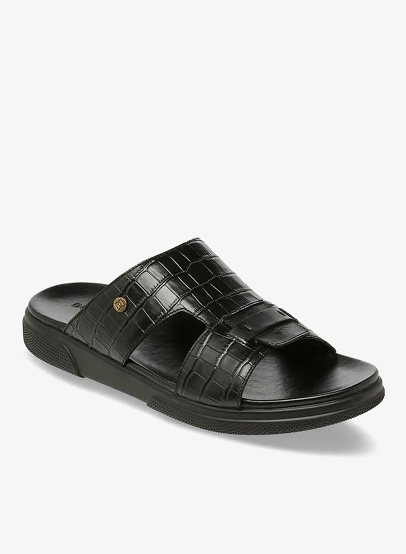 DUCHINI Men Leather Comfort Sandals - Image 1