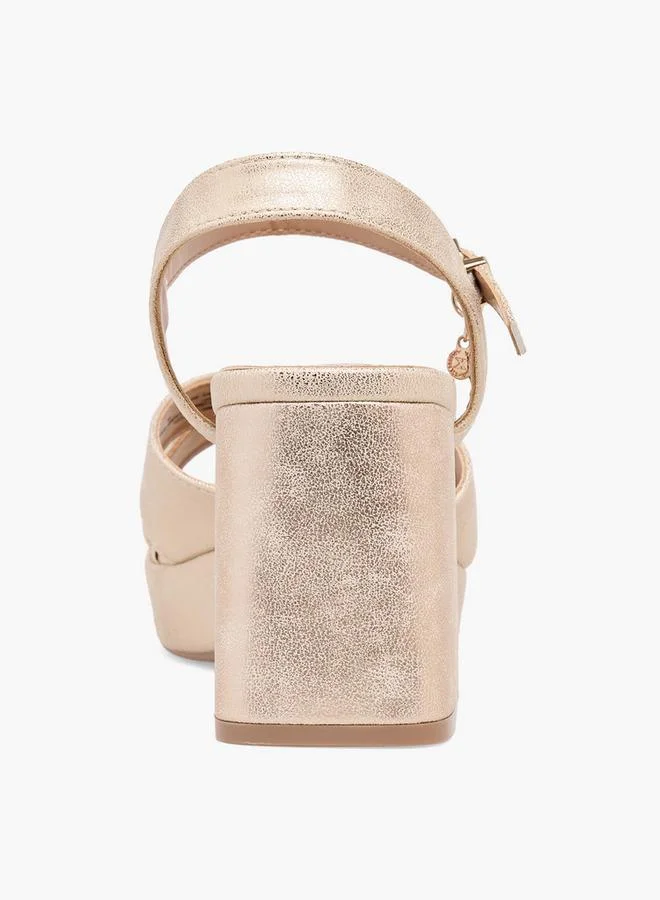 Xti GOLD Women Platform Heel Sandals for Women | Best Price UAE