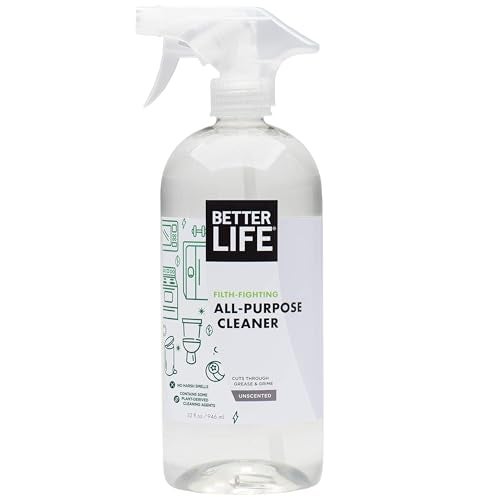 Better Life All Purpose Cleaner - Multipurpose Home and Kitchen Cleaning Spray for Glass, Countertops, Appliances, Upholstery & More - Multi-surface Spray Cleaner - 32oz Unscented - Image 4