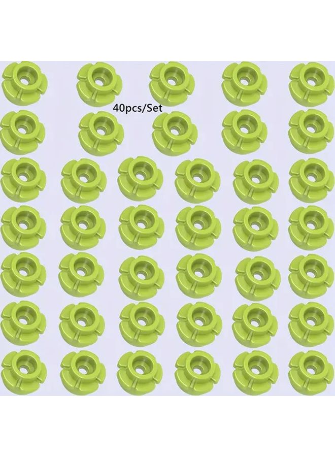 40Pcs Mini Building Blocks DIY Fruit Green Flower Farm Garden Scene Christmas Gift - Image 1