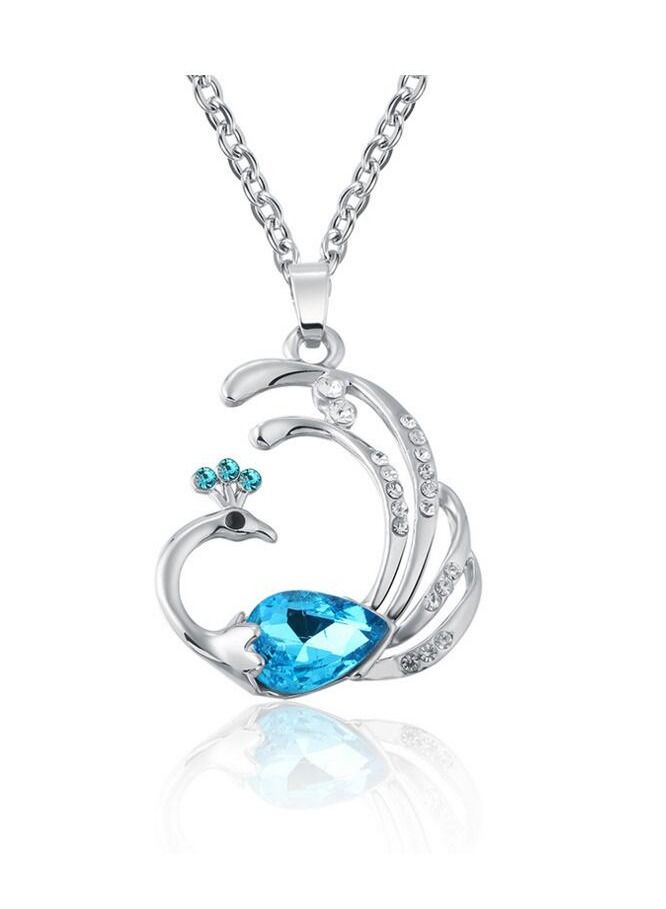 AAA+ Austrian crystal Phoenix Pendant Necklace fashion Jewelry peacock top quality women party cute romantic set - Image 1