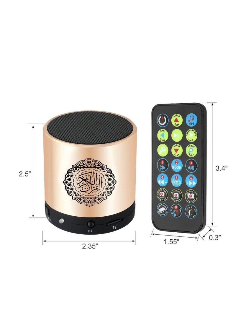 Remote Control Speaker Portable Quran Speaker MP3 Player 8GB TF FM Quran Koran Translator USB Rechargeable Speaker - Image 5