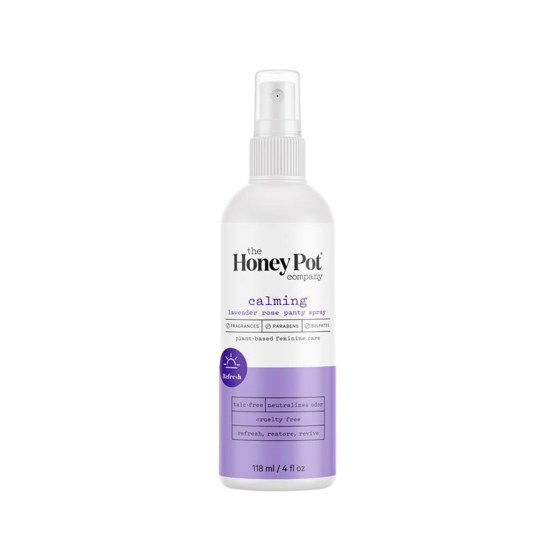 the Honey Pot company The Honey Pot Company - Refreshing and Restorative Panty and Body Plant-Derived Deodorant Spray - Paraben & Sulfate Free - Lavender Rose - 4 fl. oz. 