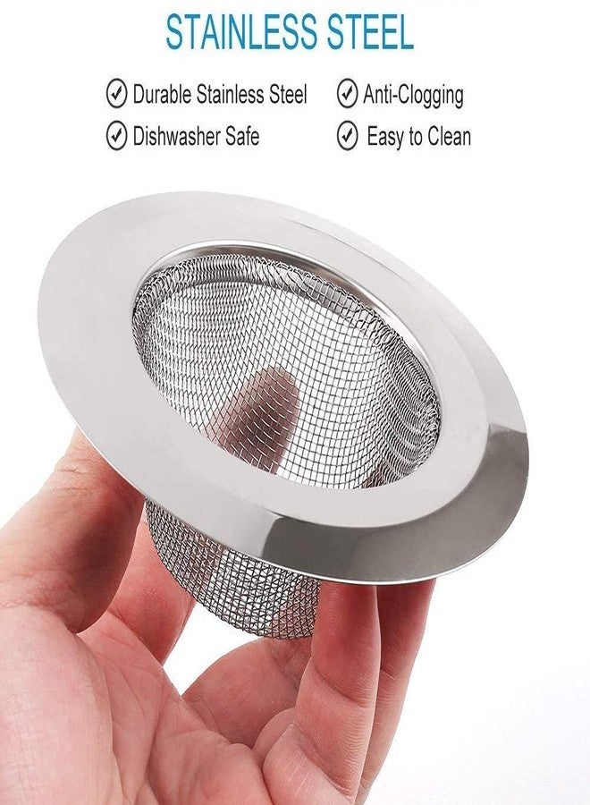 RIOMAX Kitchen Sink Strainer Heavy-Duty Stainless-Steel Drain Basin Basket Filter Stopper Drainer Jali Sink Strainer Plug, 9.5cm, Silver, Small - Image 4