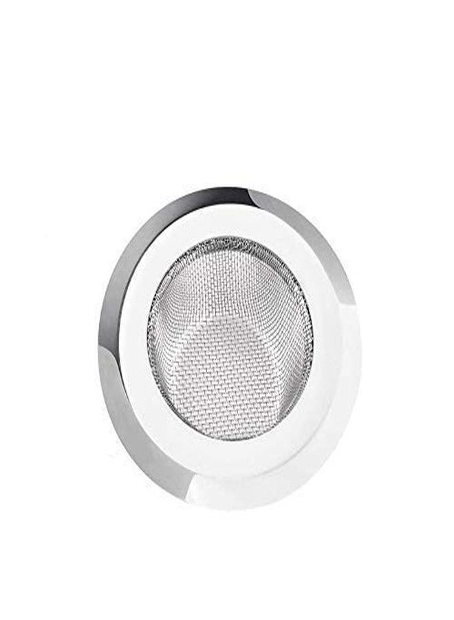RIOMAX Kitchen Sink Strainer Heavy-Duty Stainless-Steel Drain Basin Basket Filter Stopper Drainer Jali Sink Strainer Plug, 9.5cm, Silver, Small - Image 1