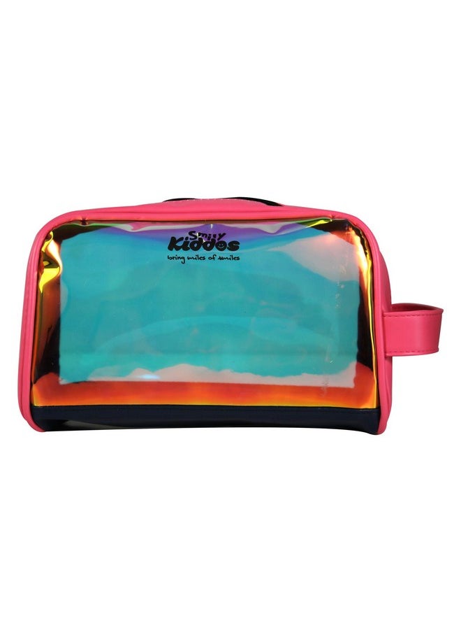 SMILY KIDDOS smily kiddos fancy see through pouch-Pink  - Image 1