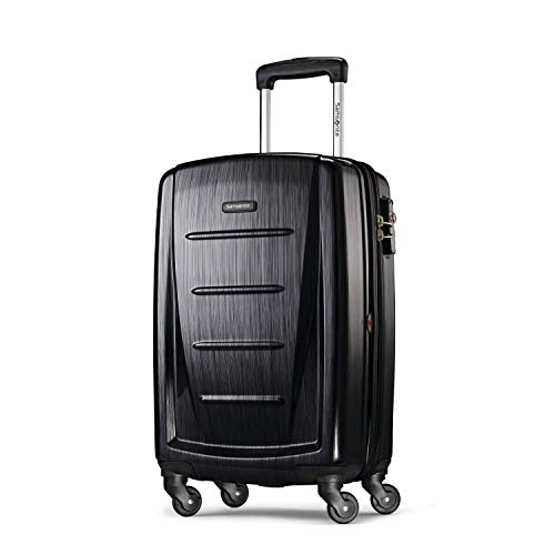 Samsonite Winfield 2 - 20-Inch Hardside Luggage with 360° Spinner Wheels, TSA Lock, Airline Approved - Brushed Anthracite - Image 1