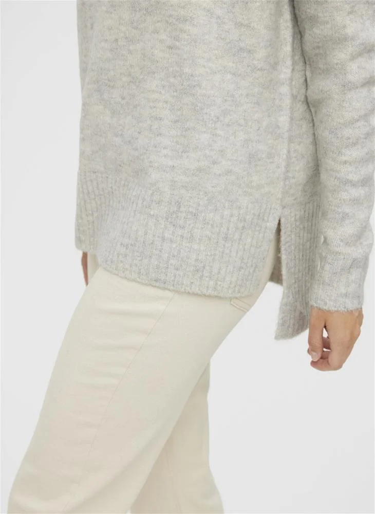 فيرو مودا Round Neck Knitted Sweater